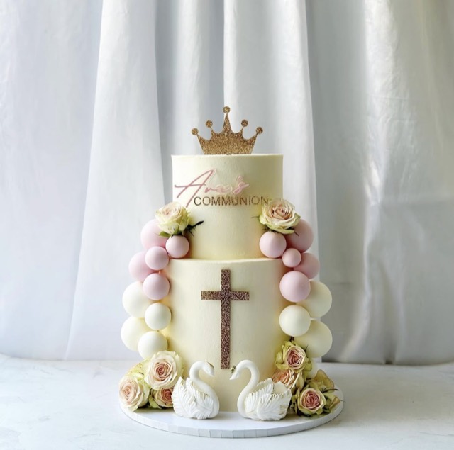 Christening cake design 9